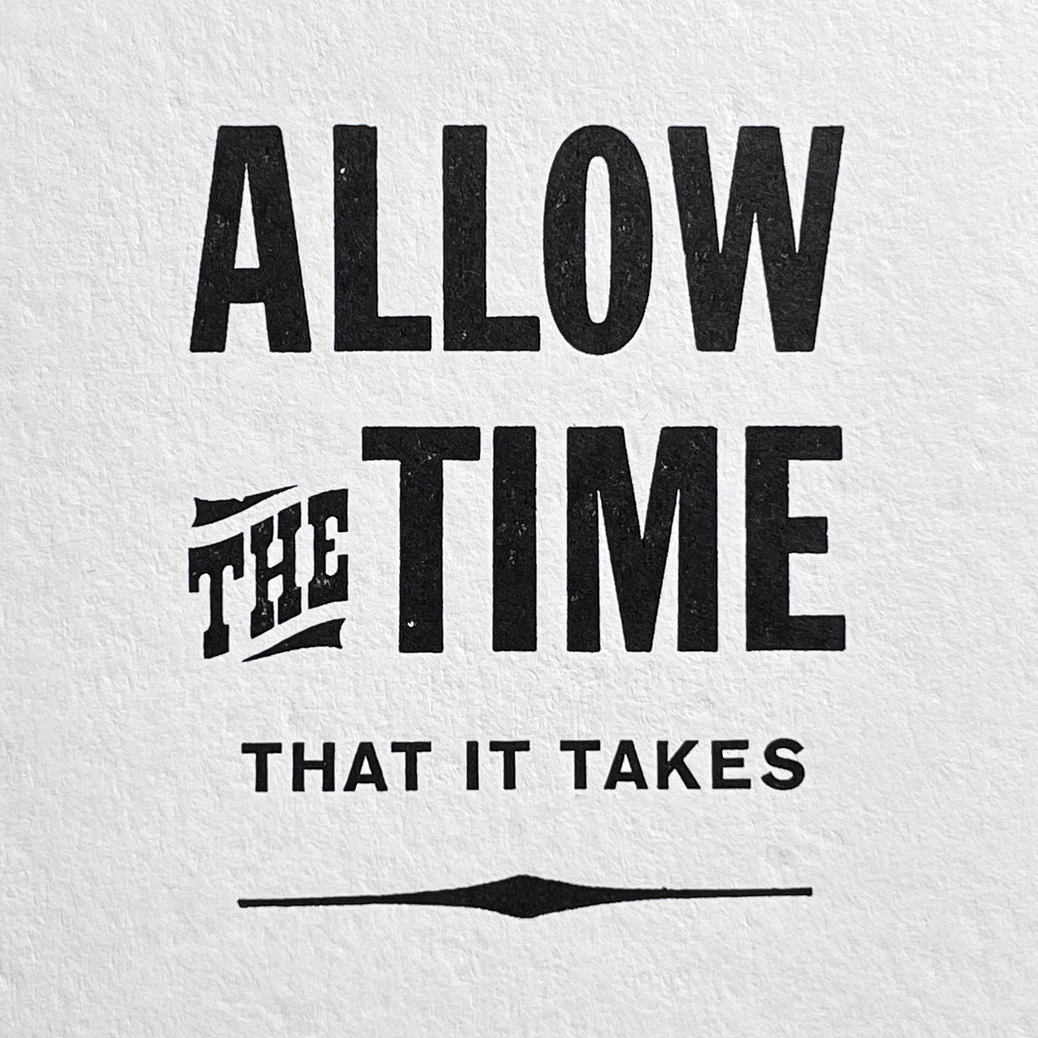 Allow Time notecard