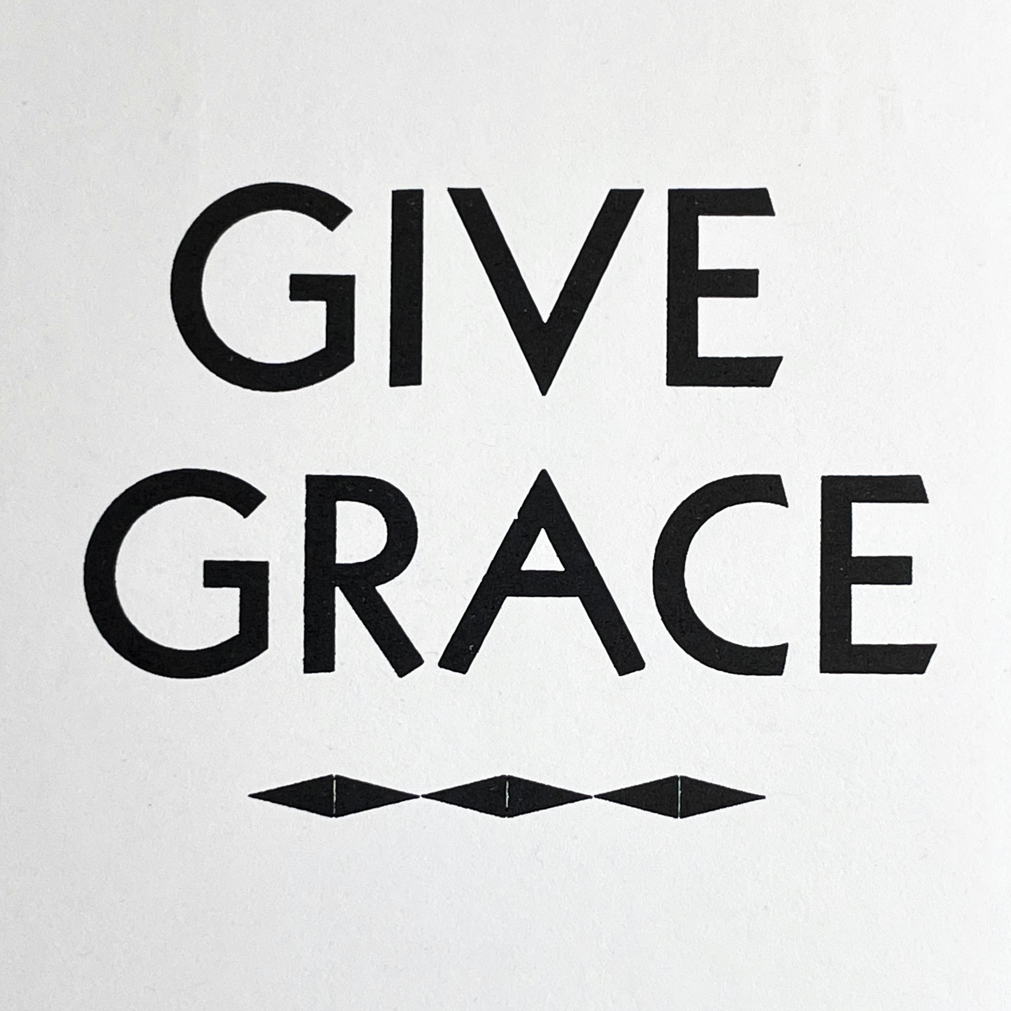 Give Grace notecard